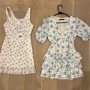 Floral Print Dresses Set